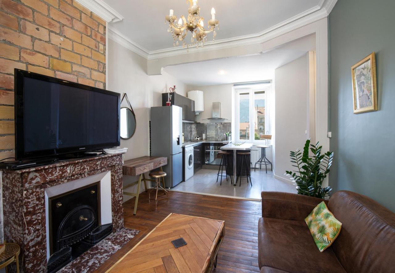 Appartement Milhan Quartier Aigle Championnet Grenoble Exterior foto